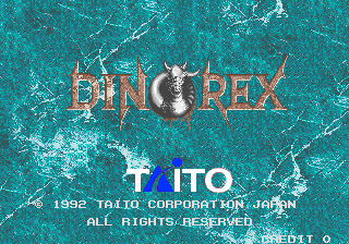 Dino Rex (World) Title Screen